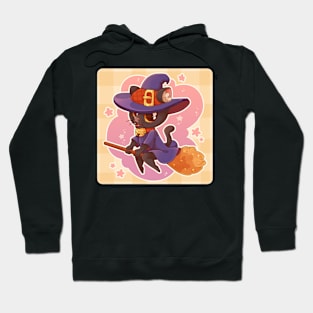 Witch cat. Halloween Hoodie